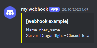 Discord message